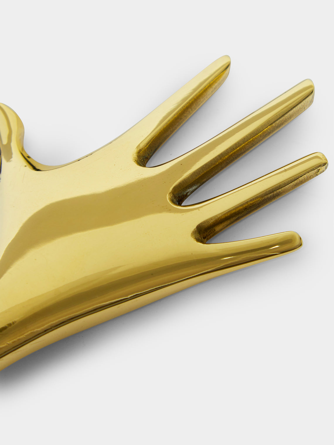 Hand Paperweight Metallics Hand Brass Paperweight by Carl Auböck | ABASK