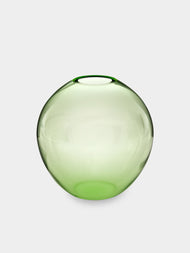 Lobmeyr - BV60 Flower Hand-Blown Crystal Vase - Green - ABASK - 
