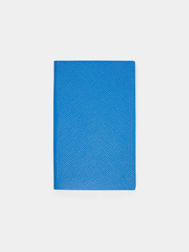 Smythson - Panama Leather Notebook - Blue - ABASK - 