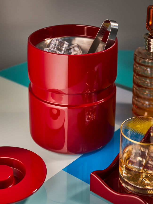 The Lacquer Company - Rita Konig Ice Bucket - Red - ABASK