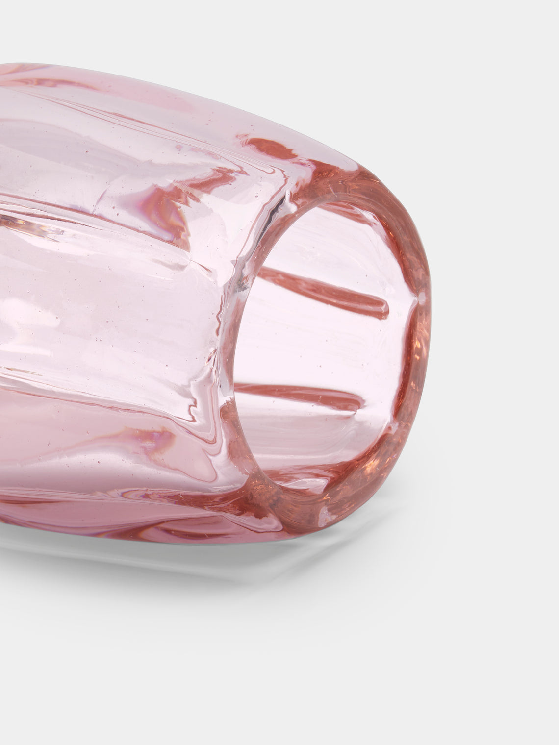 Yali Glass - Fiori Lantern Murano Glass Vase - Pink - ABASK
