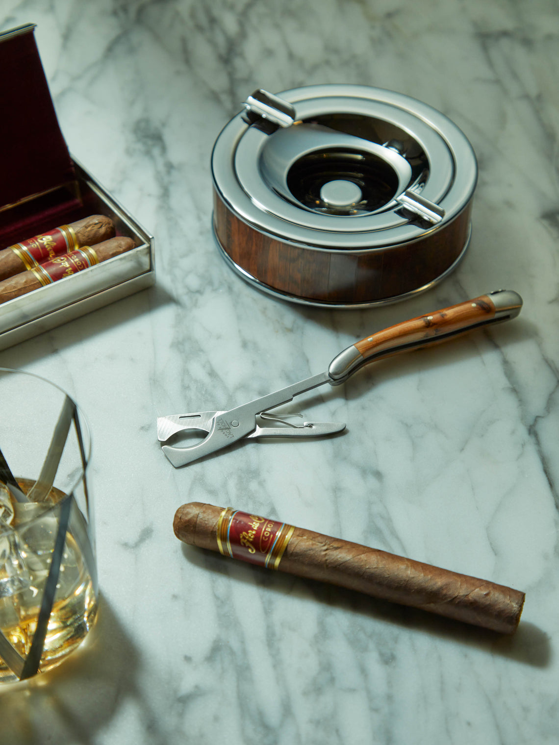 Forge de Laguiole - Juniper Wood Cigar Cutter -  - ABASK