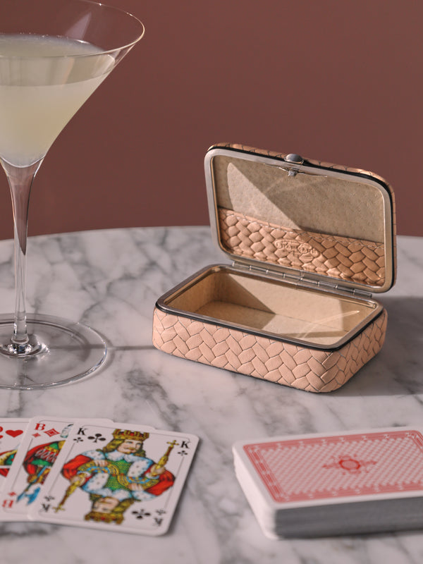 F. Hammann - Leather Playing Cards Set -  - ABASK