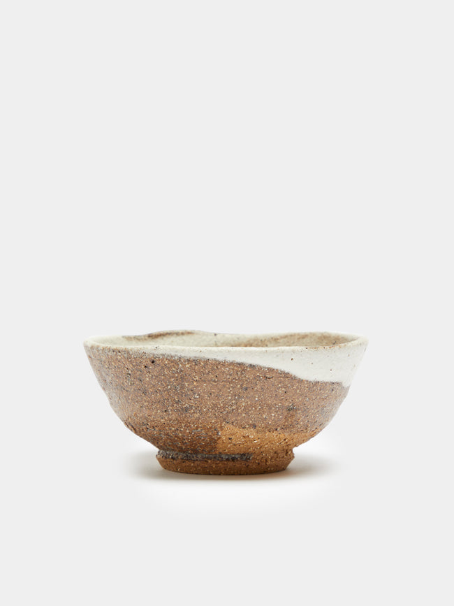 Ingot Objects - Ash-Glazed Ceramic Small Tea Bowl - Beige - ABASK - 