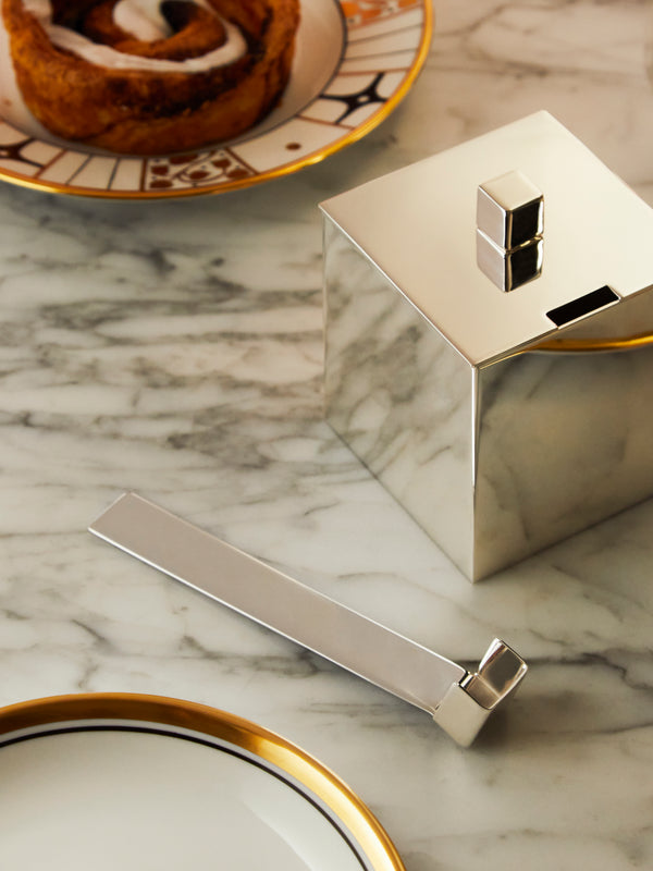 Zanetto - Gaia Silver-Plated Sugar Spoon -  - ABASK