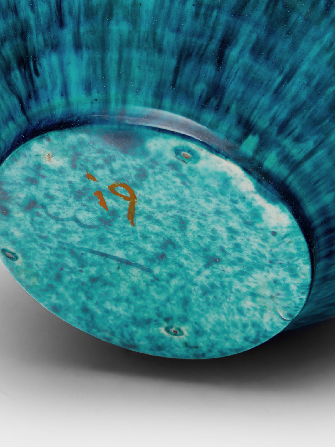 Antique and Vintage - 1950-1970 Turquoise Accolay Vase - Blue - ABASK