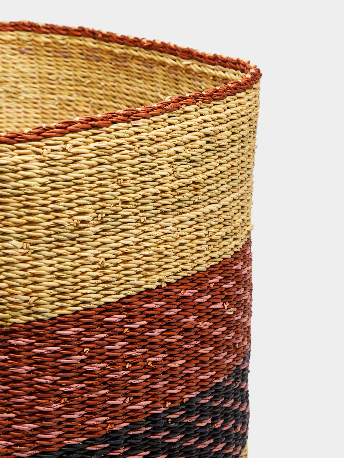 Baba Tree - Handwoven Elephant Grass Lidded Basket -  - ABASK