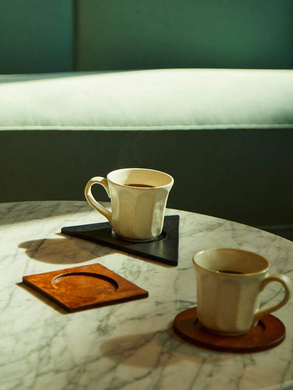 Peter Speliopoulos Projects - Hand-Stained Leather Coasters (Set of 6) -  - ABASK