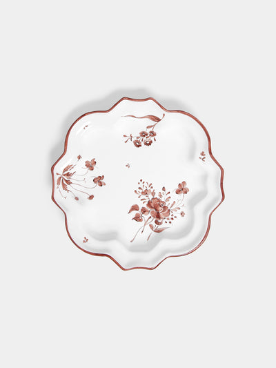 Z.d.G - Camaïeu Drageoir Hand-Painted Ceramic Dessert Plates (Set of 2) - Brown - ABASK - 