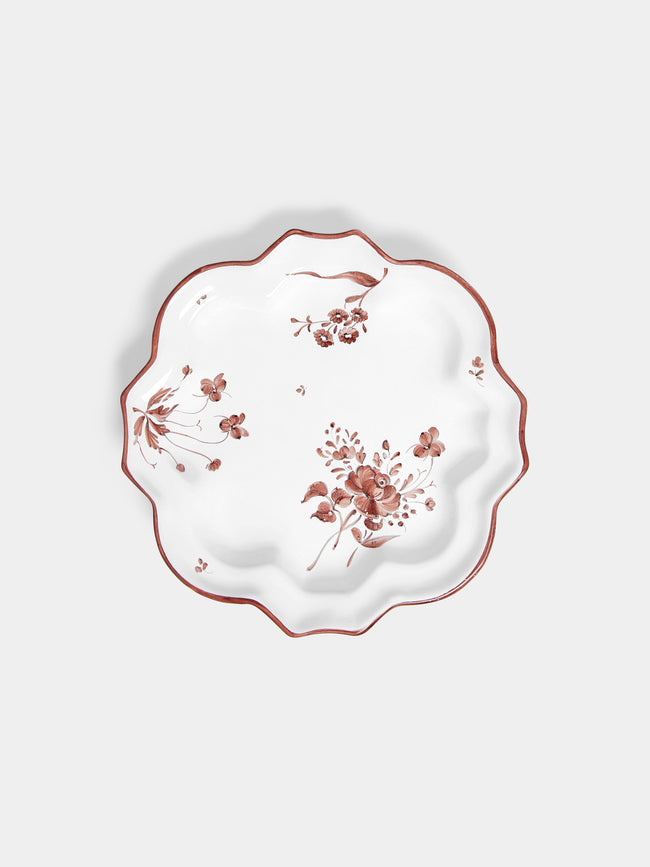 Z.d.G - Camaïeu Drageoir Hand-Painted Ceramic Dessert Plates (Set of 2) - Brown - ABASK - 