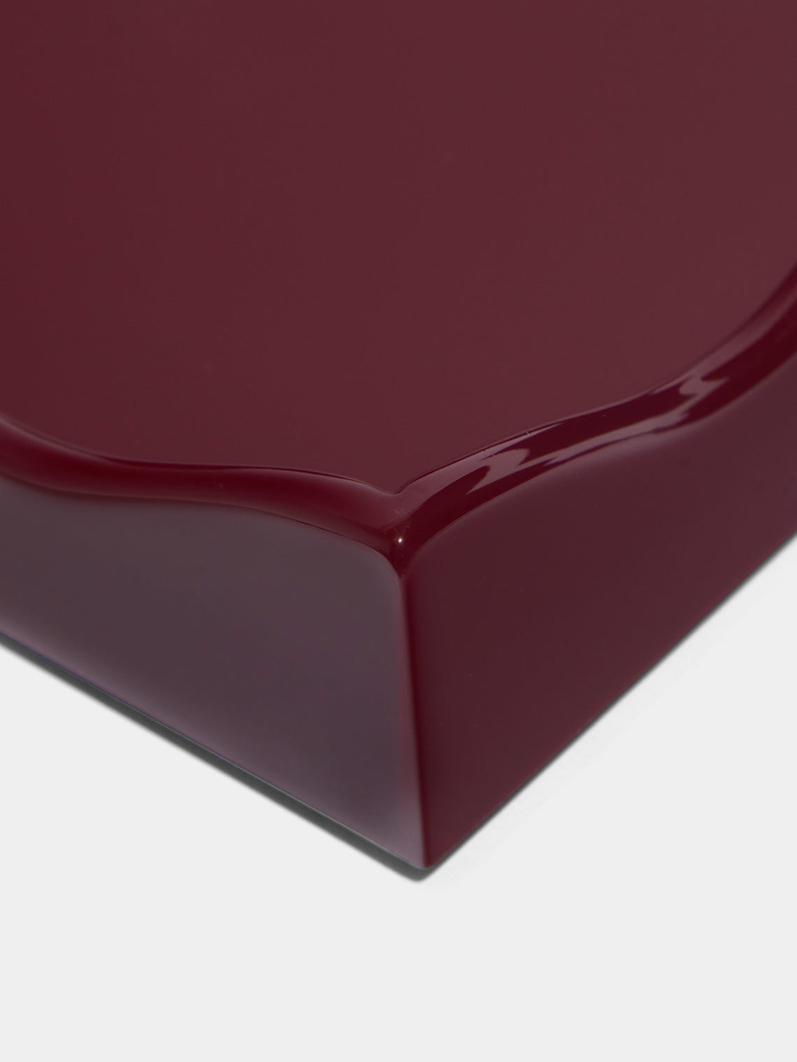The Lacquer Company - Belles Rives Lacquered Small Tray - Red - ABASK
