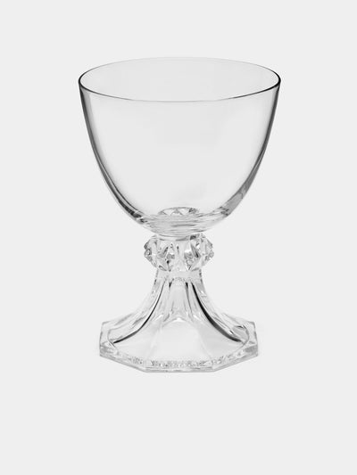 Antique and Vintage - 1930s Val Saint Lambert Crystal Wine Glasses (Set of 10) - Clear - ABASK - 