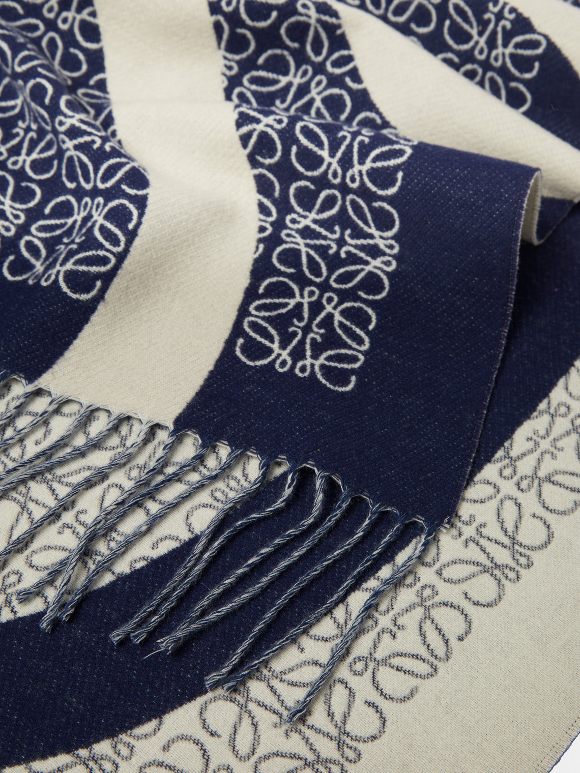 Loewe Home - Anagram Wool Blanket - Blue - ABASK
