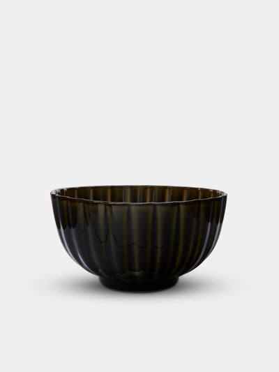 Kaneko Kohyo - Giyaman Urushi Ceramic Deep Bowls (Set of 4) - Green - ABASK - 