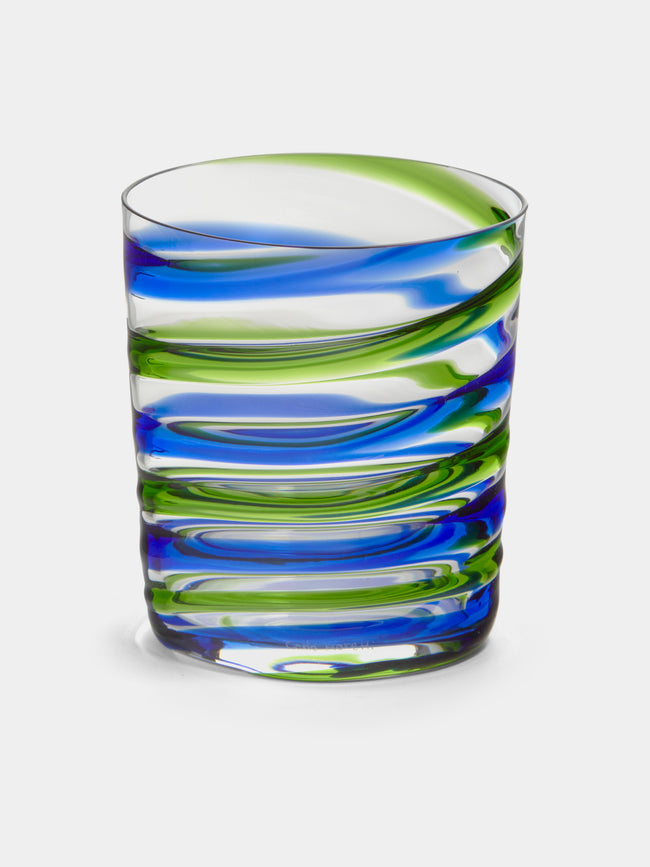 Carlo Moretti - Bora Murano Glass Tumbler - Green - ABASK - 