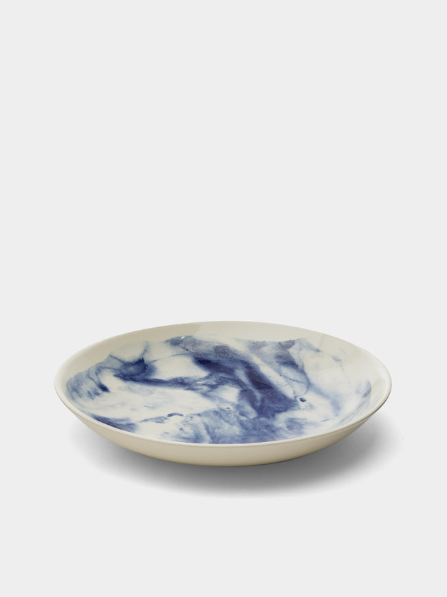 1882 Ltd. - Indigo Storm Ceramic Pasta Bowls (Set of 4) - Blue - ABASK - 