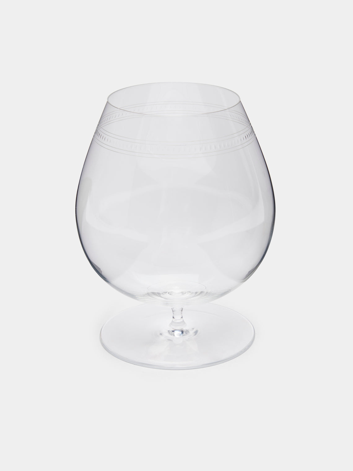 Lobmeyr - Pearlboarder Hand-Blown Crystal Brandy Glass - Clear - ABASK - 