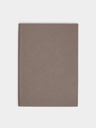 Smythson - Soho Leather Notebook - Taupe - ABASK - 