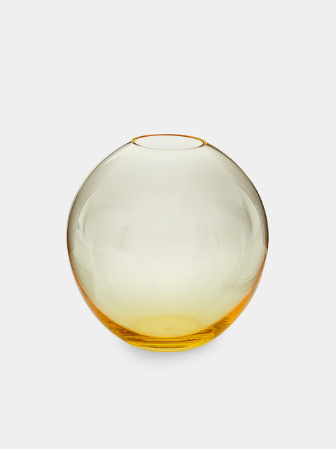 Lobmeyr - BV60 Flower Hand-Blown Crystal Vase - Yellow - ABASK - 