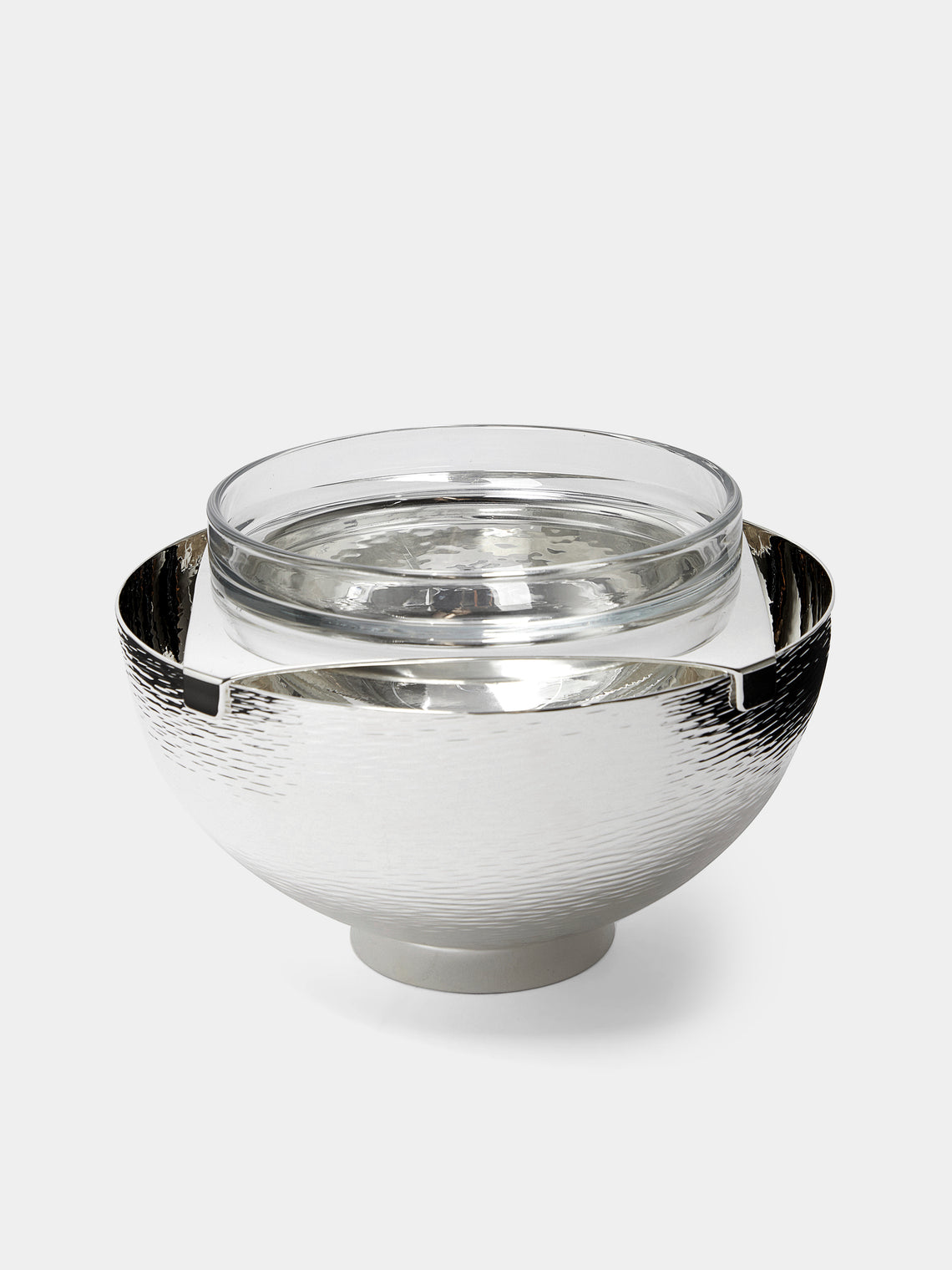 Zanetto - Godman Silver Plated Caviar Bowl - Silver - ABASK - 