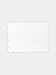 Angela Wickstead - Diletta Scalloped Linen Placemats (Set of 4) -  - ABASK - 