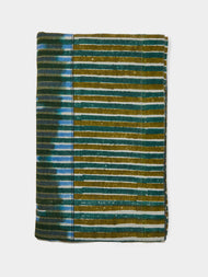 Gregory Parkinson - Petal Stripe Block-Printed Cotton Tablecloth - Multiple - ABASK - 