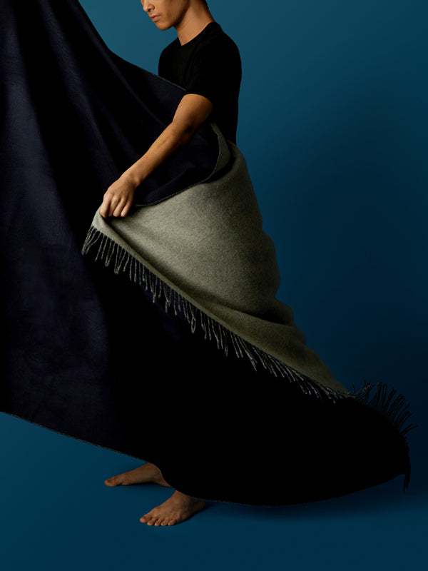 Johnstons of Elgin - Double-Sided Cashmere Blanket -  - ABASK
