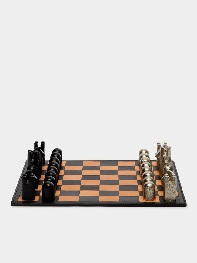 Carl Auböck - Leather and Nickel Chess Set - Metallics - ABASK - 