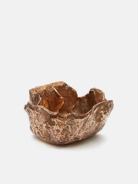 Osanna Visconti - Naturalism Small Bronze Bowl - Metallics - ABASK - 